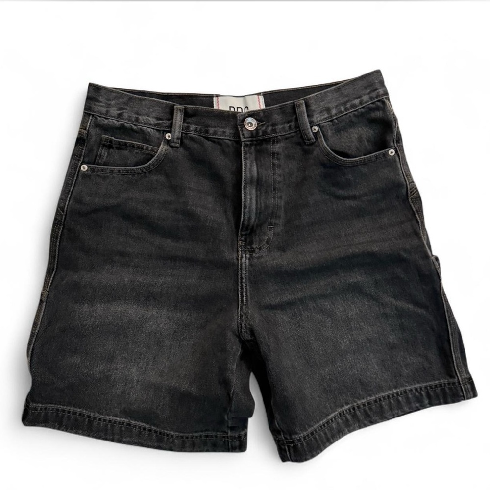 BDG UO Black Denim Cargo Shorts